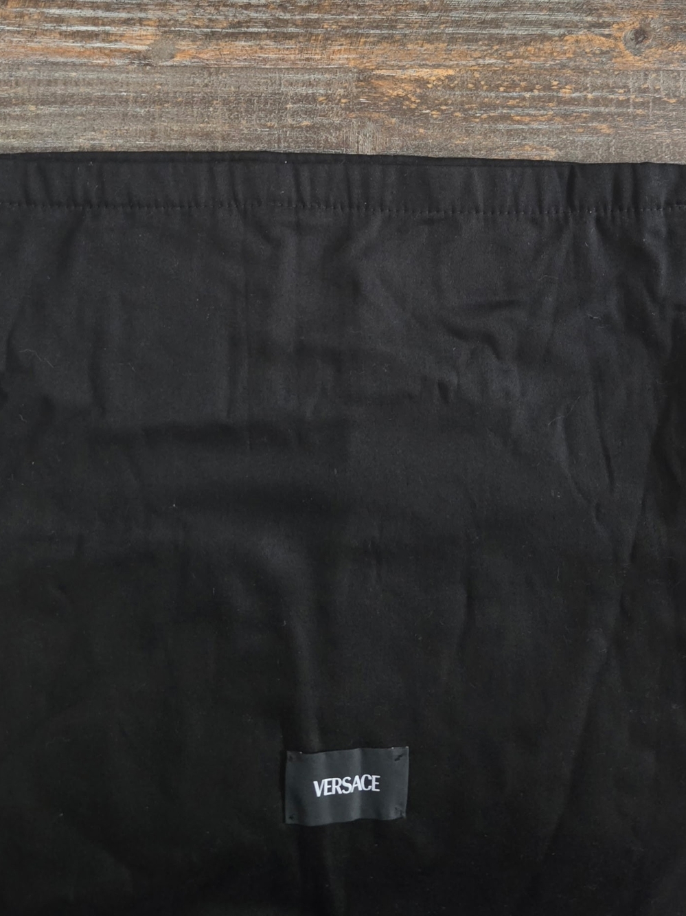 Versace Black Drawstring Dustbag